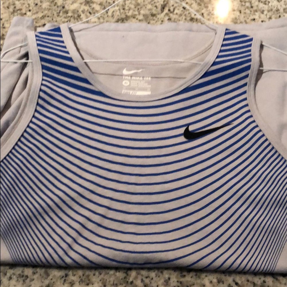 Nike - Tank Top - Blue/Gray - DriFit